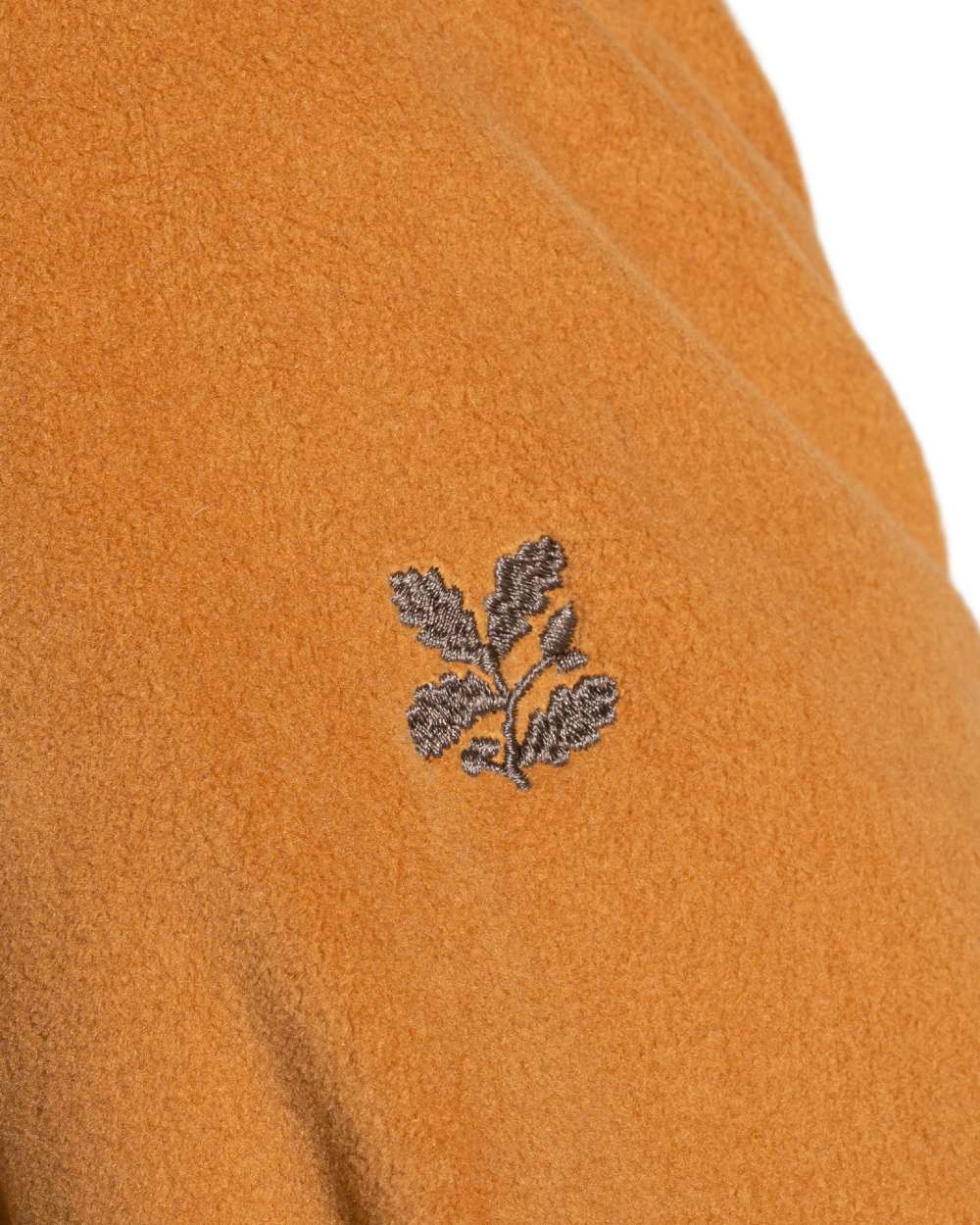 Deep Henna coloured Craghoppers Mens National Trust Corey II Half Zip Fleece on white background 