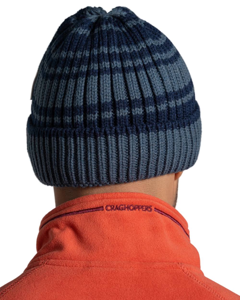 Blue Stone coloured Craghoppers Mens National Trust Shale Hat on white background 