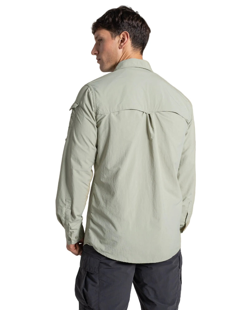 Bayleaf Craghoppers Mens NosiLife Adventure Long Sleeved Shirt III on white background 