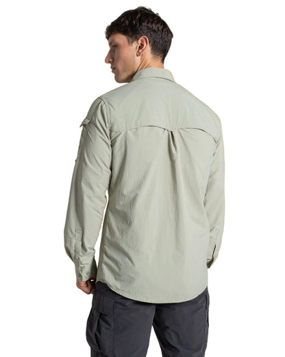 Bayleaf Craghoppers Mens NosiLife Adventure Long Sleeved Shirt III on white background 