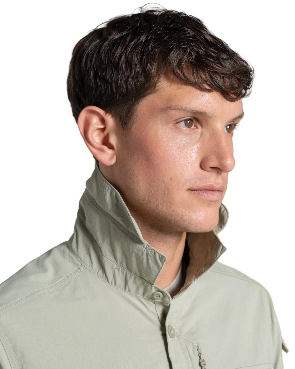 Bayleaf Craghoppers Mens NosiLife Adventure Long Sleeved Shirt III on white background 