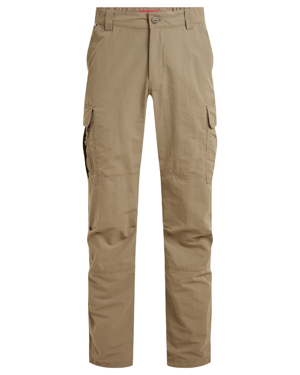 Pebble coloured Craghoppers Mens NosiLife Cargo Trouser III on white background 