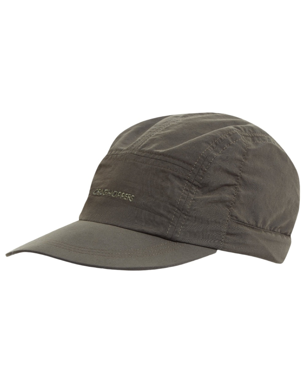 Woodland Green coloured Craghoppers Mens NosiLife Desert Hat III on white background 