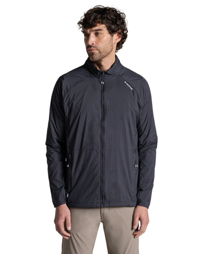 Dark Iron coloured Craghoppers Mens NosiLife Driver Jacket on white background 