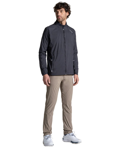 Dark Iron coloured Craghoppers Mens NosiLife Driver Jacket on white background 