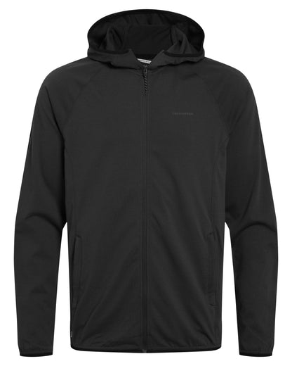 Dark Iron coloured Craghoppers Mens NosiLife Nadim Hooded Jacket on white background 