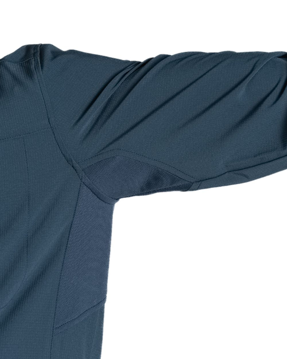Blue Stone coloured Craghoppers Mens NosiLife Pro Long Sleeved Shirt V on white background 