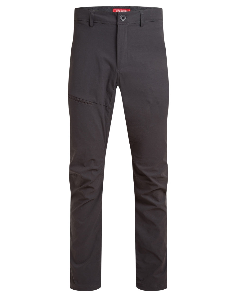 Black Pepper coloured Craghoppers Mens NosiLife Pro Trouser III on white background 