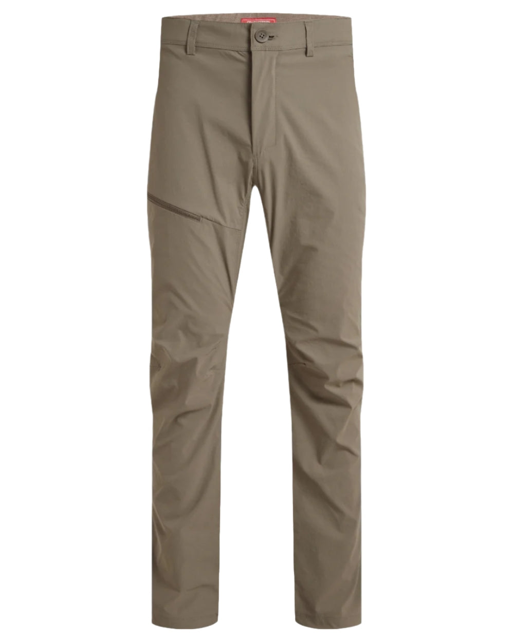 Pebble coloured Craghoppers Mens NosiLife Pro Trouser III on white background 