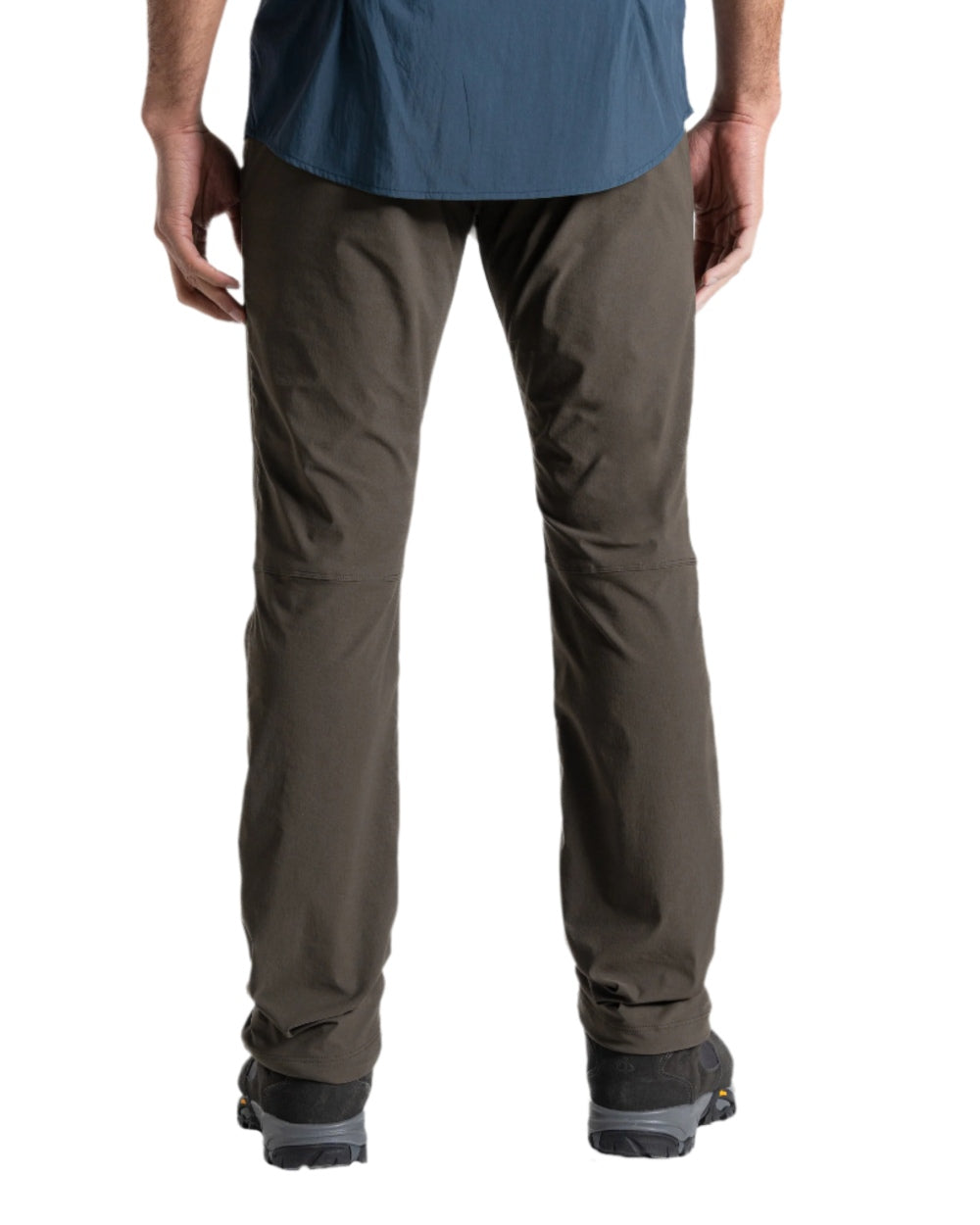 Woodland Green coloured Craghoppers Mens NosiLife Pro Trouser III on white background 