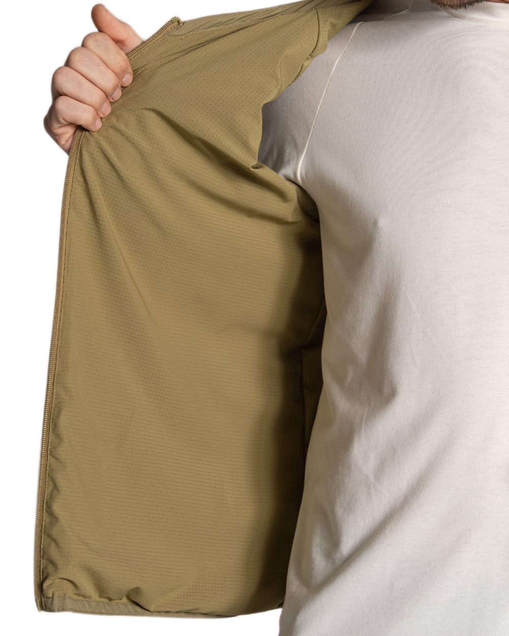 Cardamon coloured Craghoppers Mens NosiLife Sebou Gilet on white background 