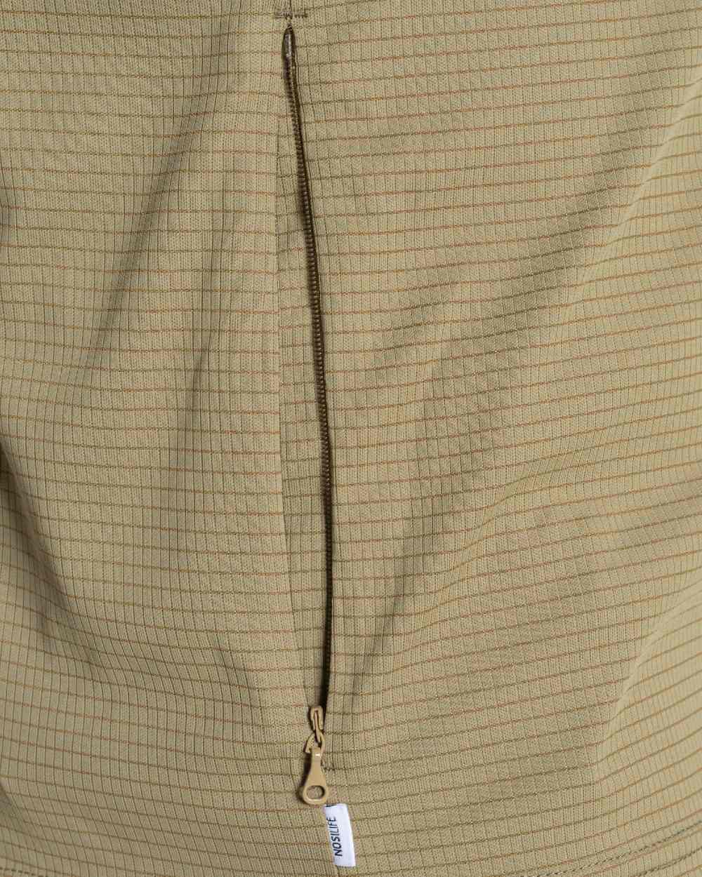 Cardamon coloured Craghoppers Mens NosiLife SolarShield+ Half Zip Top on white background 