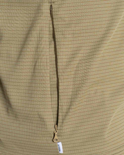 Cardamon coloured Craghoppers Mens NosiLife SolarShield+ Half Zip Top on white background 