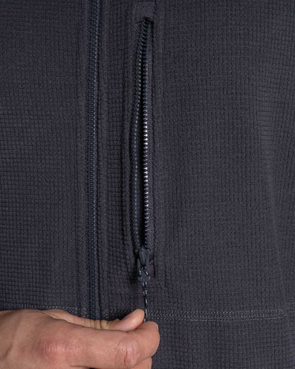 Dark Iron coloured Craghoppers Mens NosiLife Spry II Jacket on beige background 