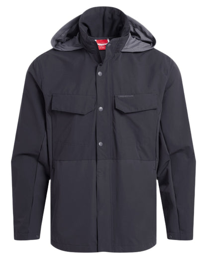 Dark Iron coloured Craghoppers Mens NosiLife Younes Jacket on white background 