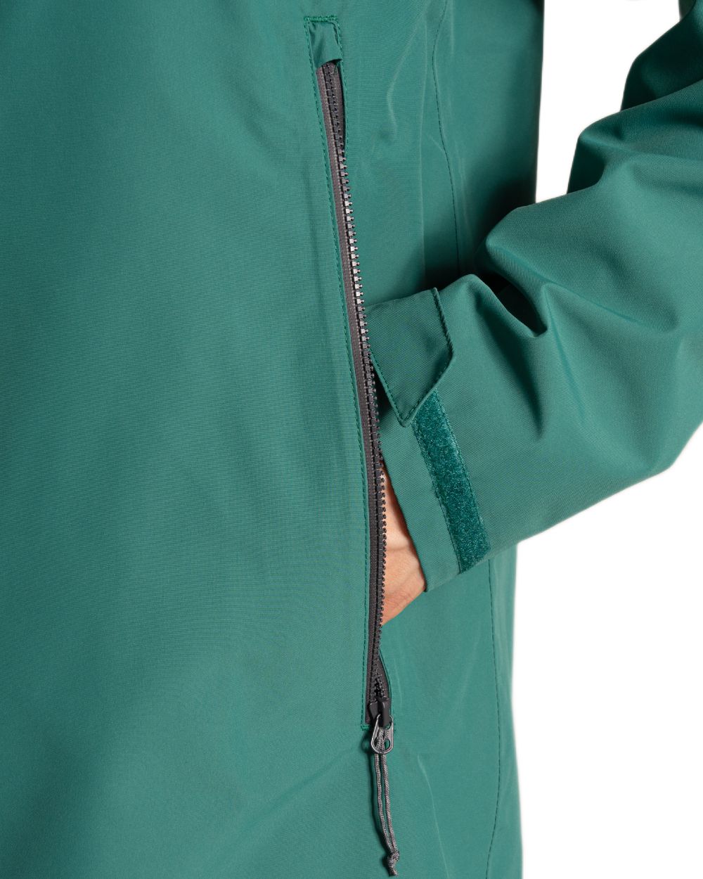 Mosaic Green Coloured Craghoppers Mens Osuna Waterproof Jacket on White Background 