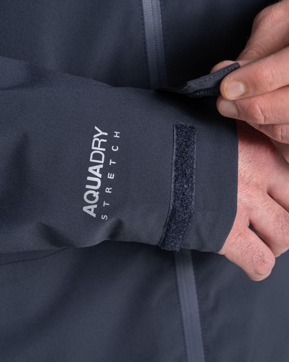 Dark Navy coloured Craghoppers Mens Ponsa Waterproof Jacket on white background 