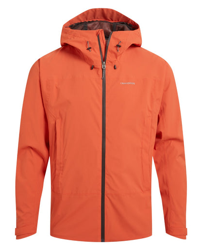 Feldspar coloured Craghoppers Mens Ponsa Waterproof Jacket on white background 