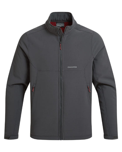 Dark Iron coloured Craghoppers Mens Selside Jacket on white background 
