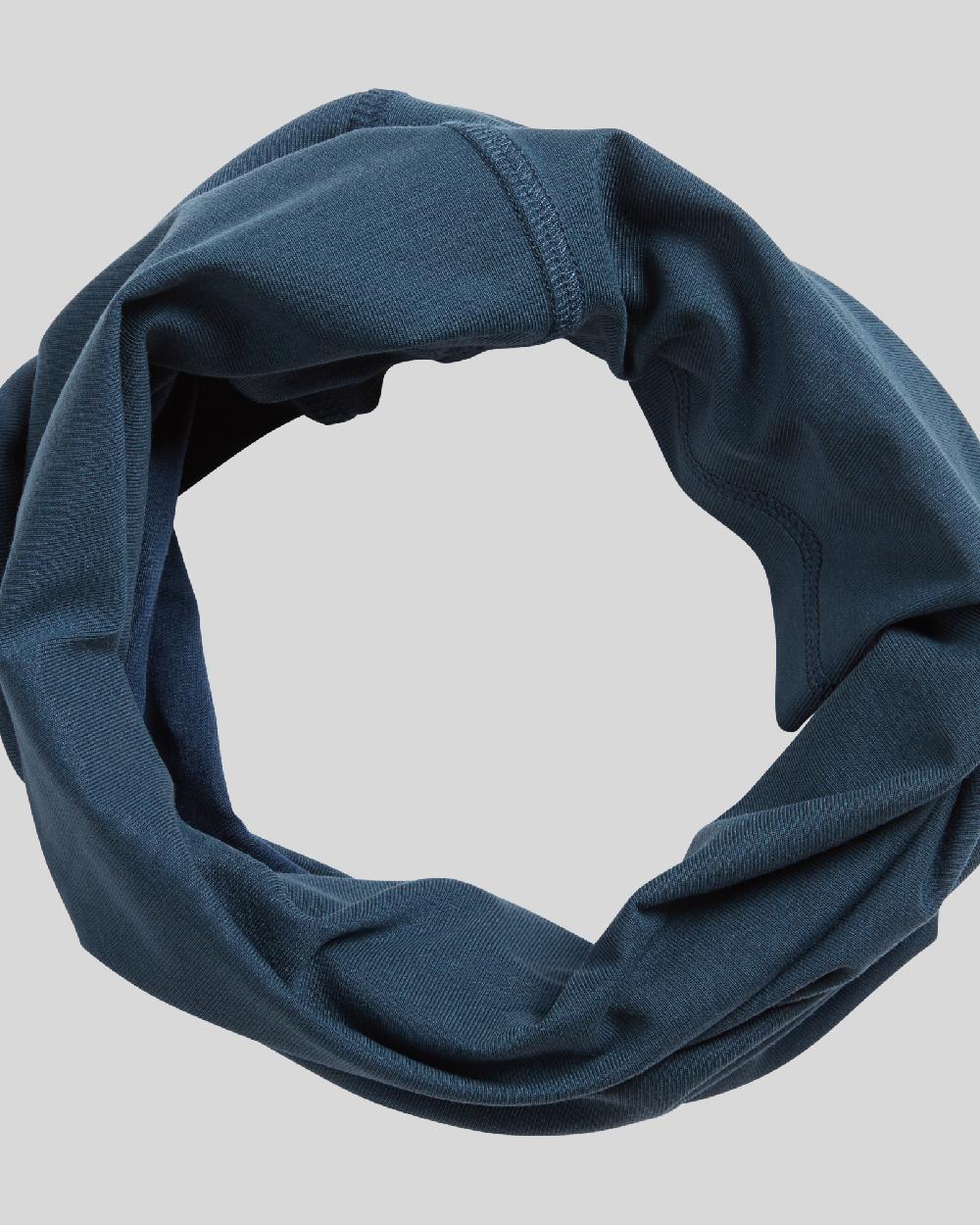 Blue Stone Coloured Craghoppers Nosilife Tube Scarf II on White Background 
