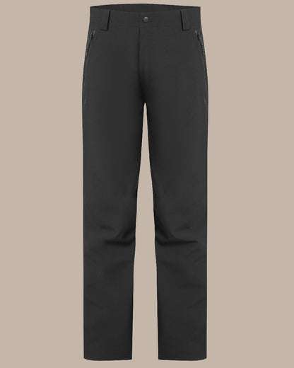 Black colour Craghoppers Steall Pro Thermo Waterproof Trouser on beige background 