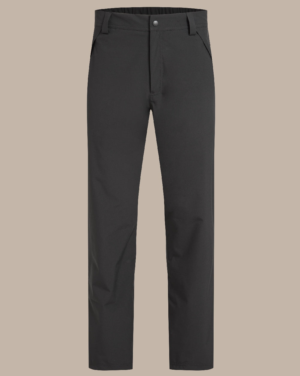 Black coloured Craghoppers Stefan Pro Waterproof Trouser on beige background 