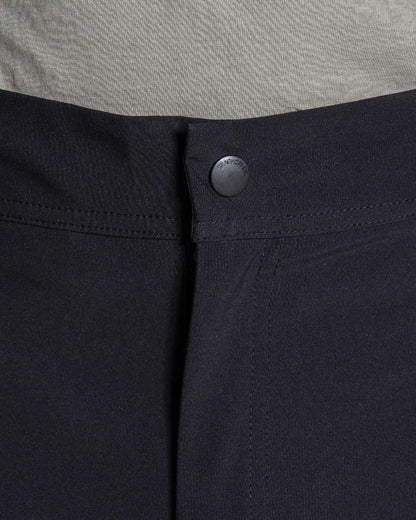 Black coloured Craghoppers Stefan Pro Waterproof Trouser on beige background 