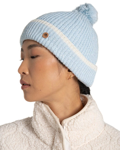 Sky coloured Craghoppers Womens Aine Hat on white background 