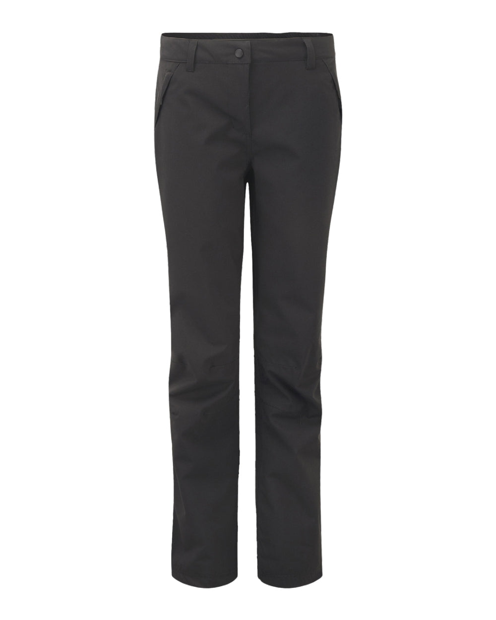 Black Coloured Craghoppers Womens Aysgarth II Thermo Waterproof Trousers on white background 