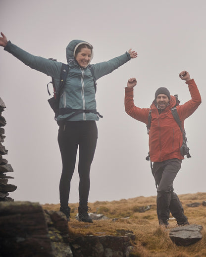 Atlantic Coloured Craghoppers Womens Brielle Waterproof Jacket on outdoor background 