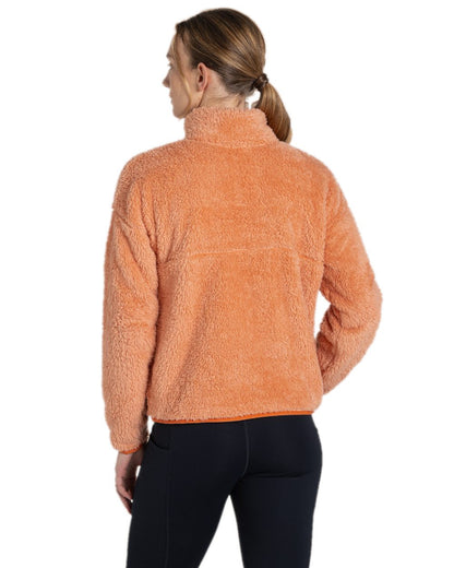 Clay Coloured Craghoppers Womens Bron Half Zip Fleece on white background 