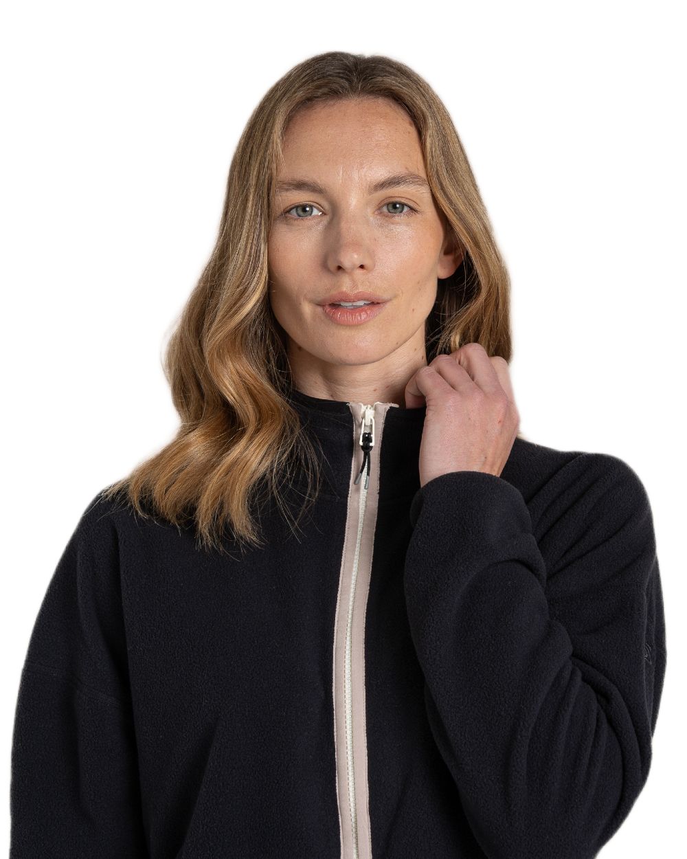 Craghoppers Womens CO2 Renu Full Zip Fleece Jacket on white background 