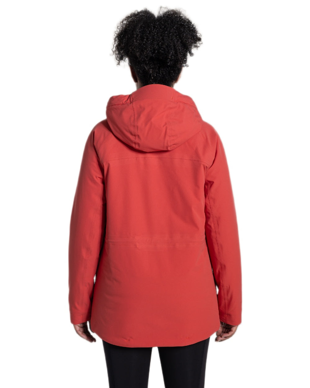 Compote Red Coloured Craghoppers Womens Caldbeck II Thermic Waterproof Jacket on white background 