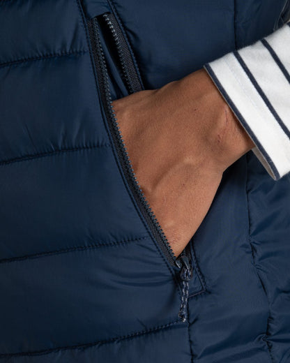 Blue Navy Coloured Craghoppers Womens Compresslite IX Insulating Vest on white background 