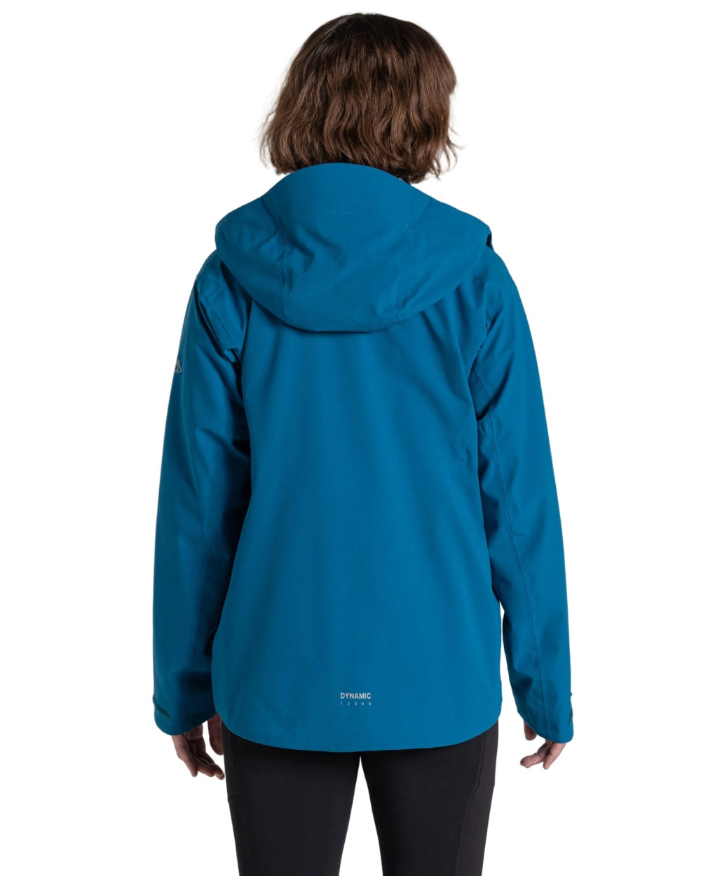 Porcelain Blue coloured Craghoppers Womens Dynamic Pro III Waterproof Jacket on white background 