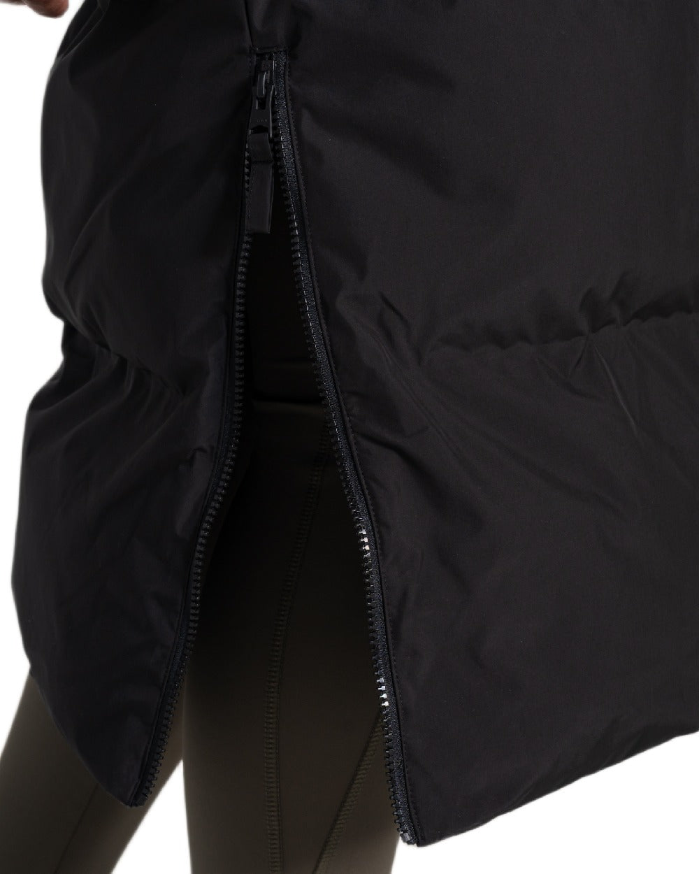 Black Coloured Craghoppers Womens Fellbarrow Hooded Jacket on white background 