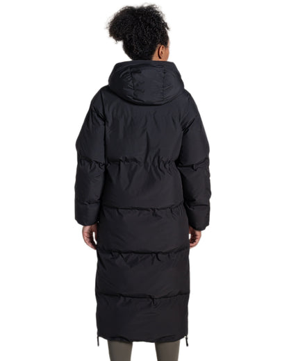 Black Coloured Craghoppers Womens Fellbarrow Hooded Jacket on white background 