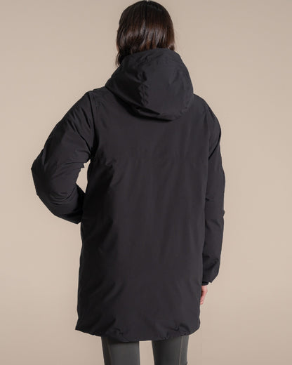 Black coloured Craghoppers Women Helena Jacket on beige background 