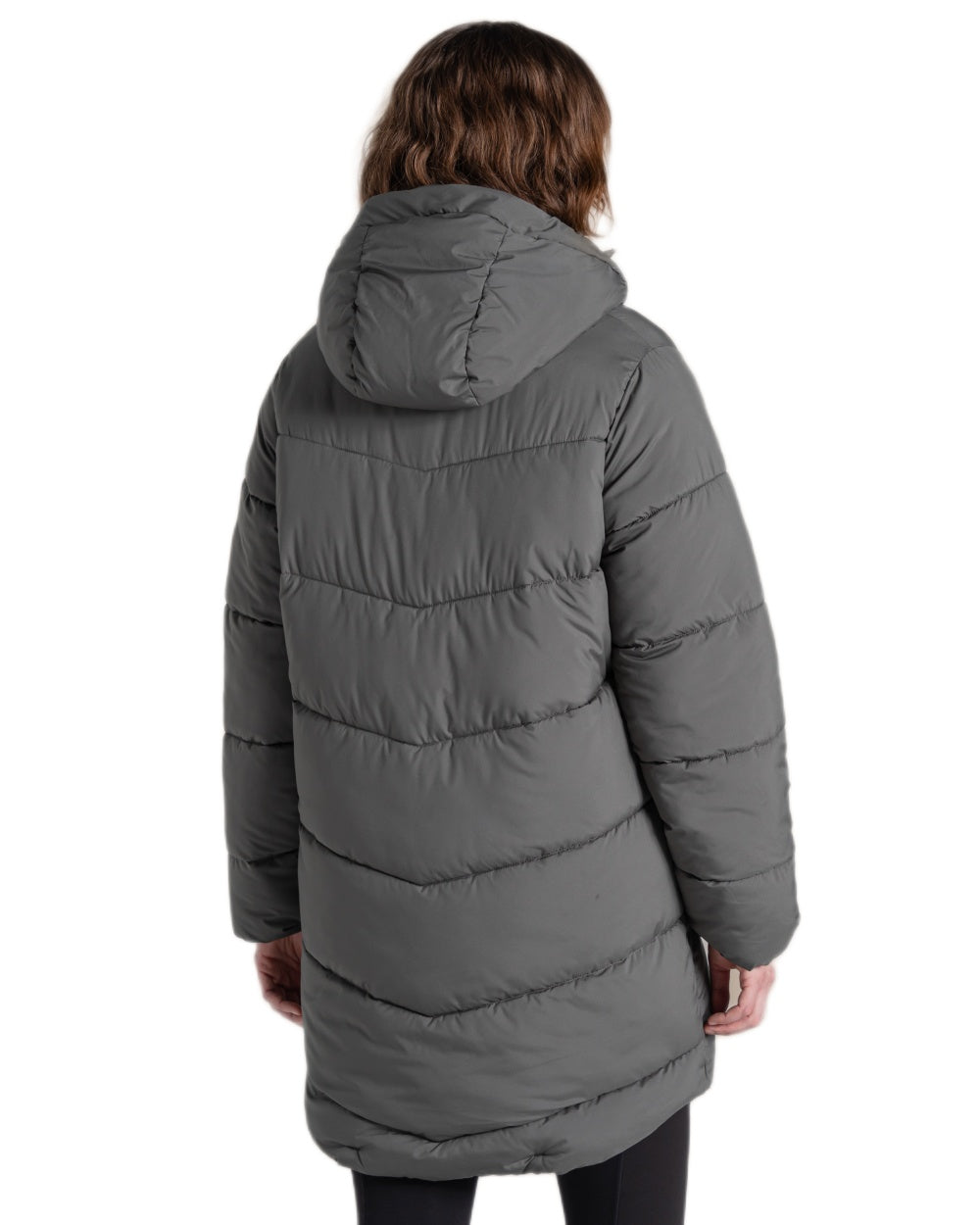 Nori Green coloured Craghoppers Womens Kendal Jacket on white background 