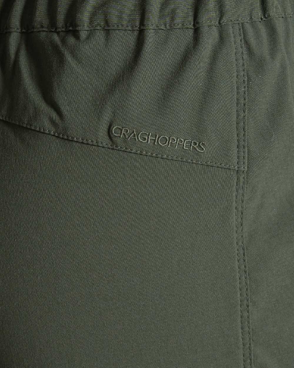 Verdant Coloured Womens KiwiPro Barrel Trouser on Beige Background 