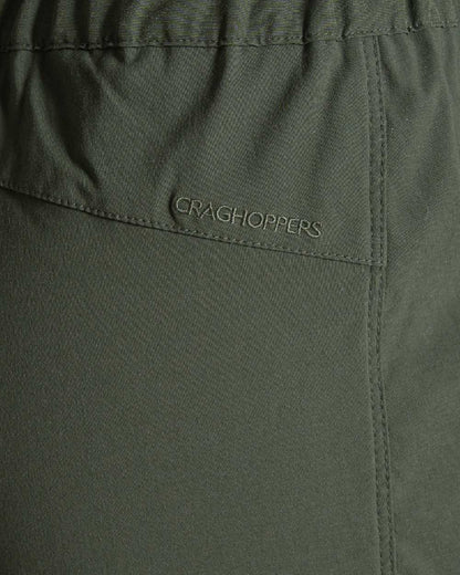 Verdant Coloured Womens KiwiPro Barrel Trouser on Beige Background 