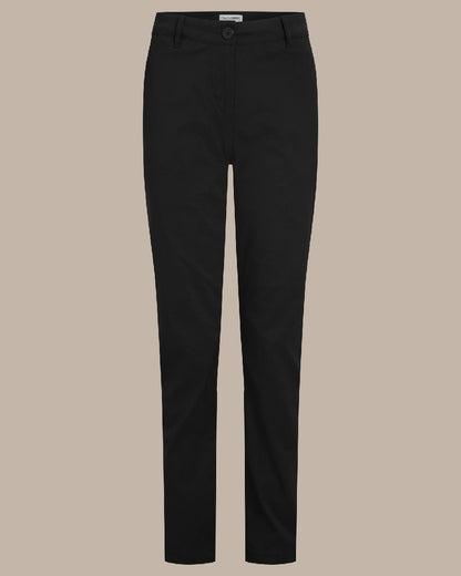 Black Coloured Craghoppers WomensKiwi Pro III Thermo Trouser on Beige Background 