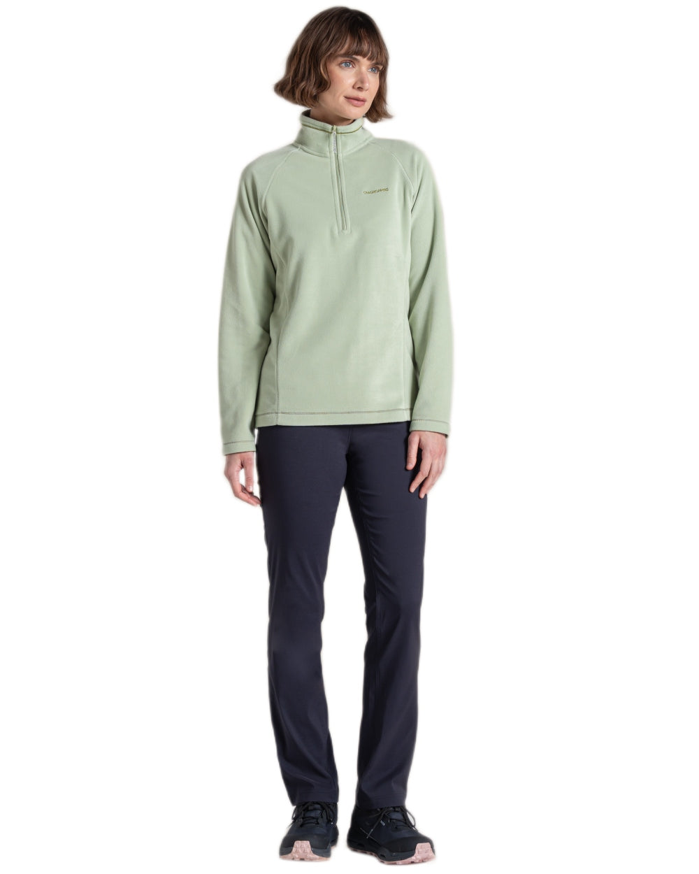 Dark Navy Coloured Craghoppers Womens Kiwi Pro III Trouser on white background 