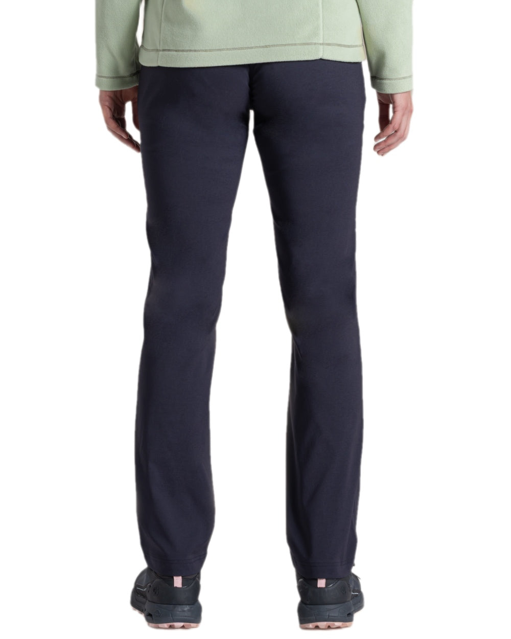 Dark Navy Coloured Craghoppers Womens Kiwi Pro III Trouser on white background 