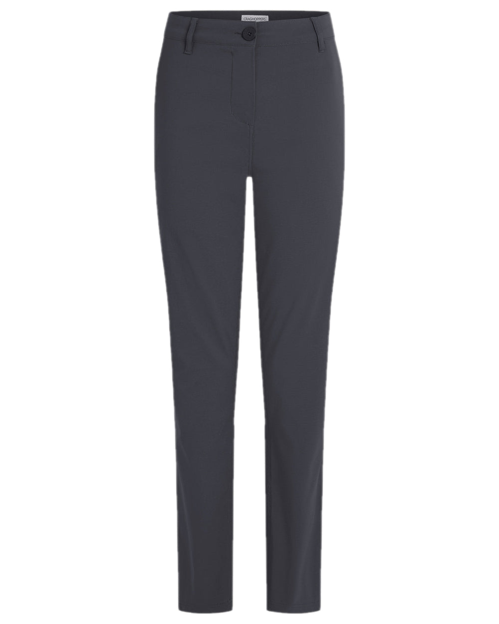 Graphite Coloured Craghoppers Womens Kiwi Pro III Trouser on white background 