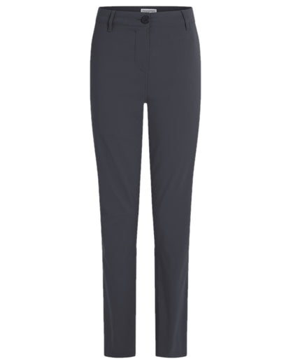 Graphite Coloured Craghoppers Womens Kiwi Pro III Trouser on white background 