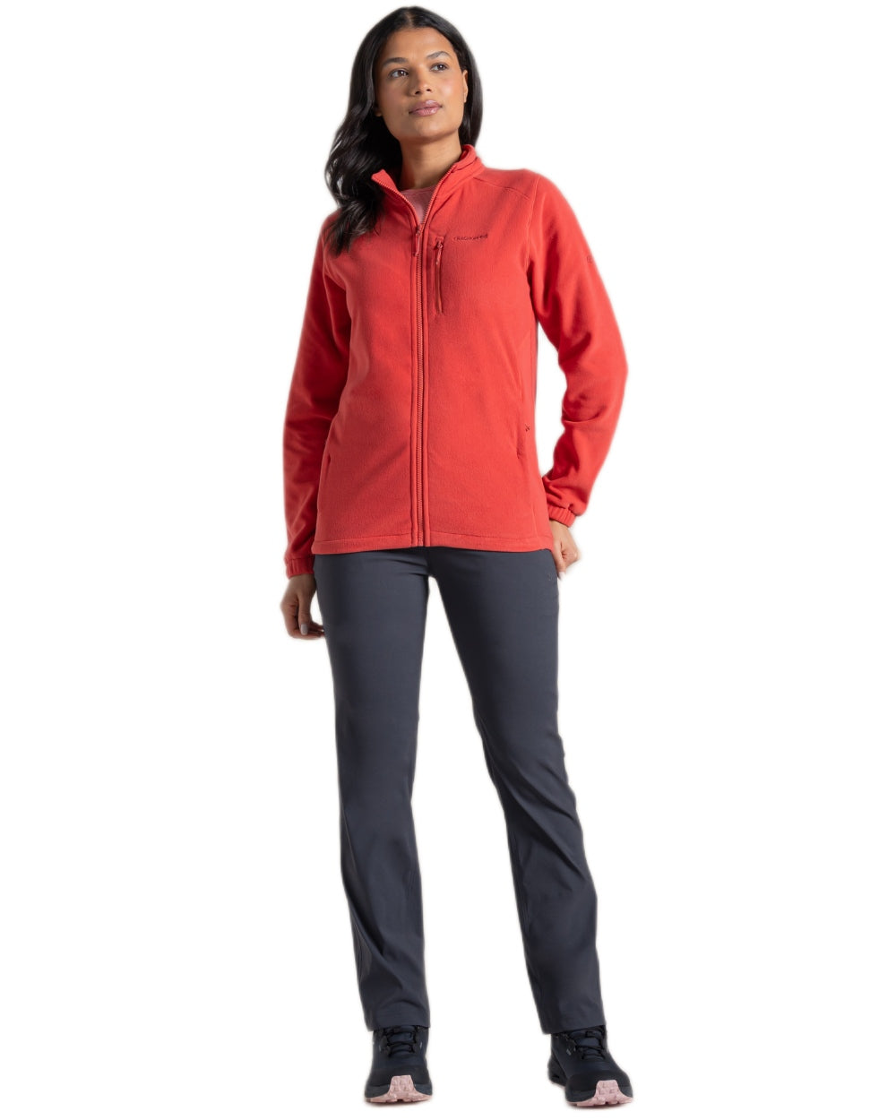 Graphite Coloured Craghoppers Womens Kiwi Pro III Trouser on white background 