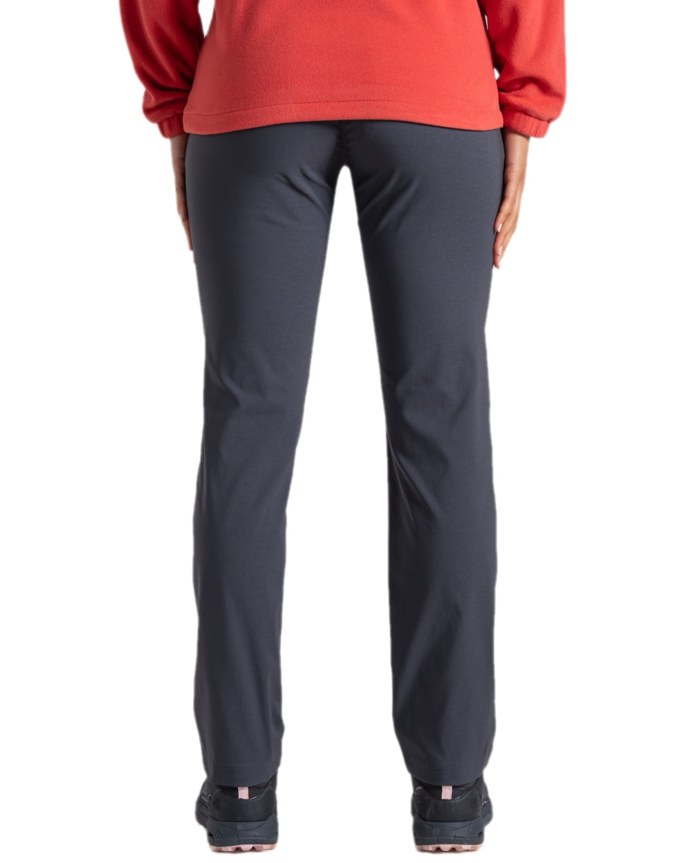 Graphite Coloured Craghoppers Womens Kiwi Pro III Trouser on white background 