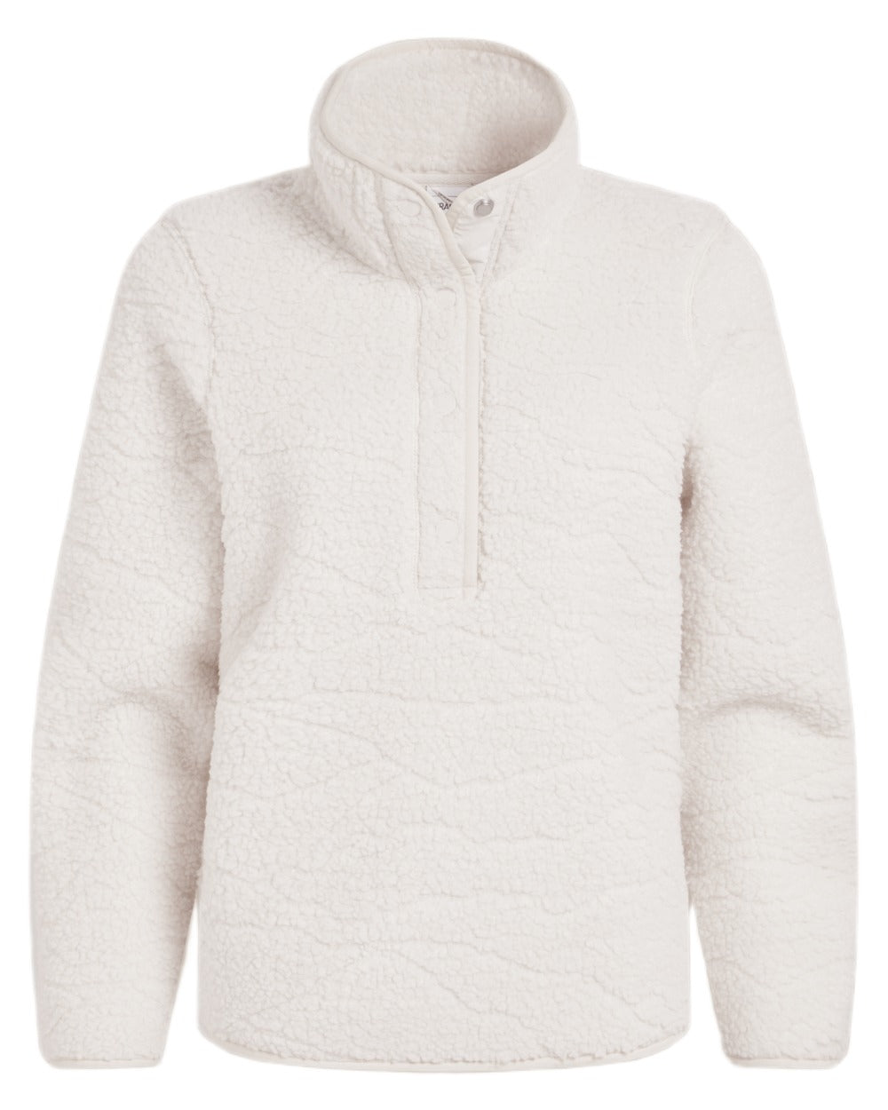 Ecru Landscape Coloured Craghoppers Womens Massey Overhead Fleece on White Background 