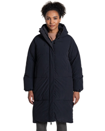 Black Coloured Craghoppers Womens Middlefell Reversible Jacket on white background 